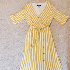 Yellow Flow Spring Dress